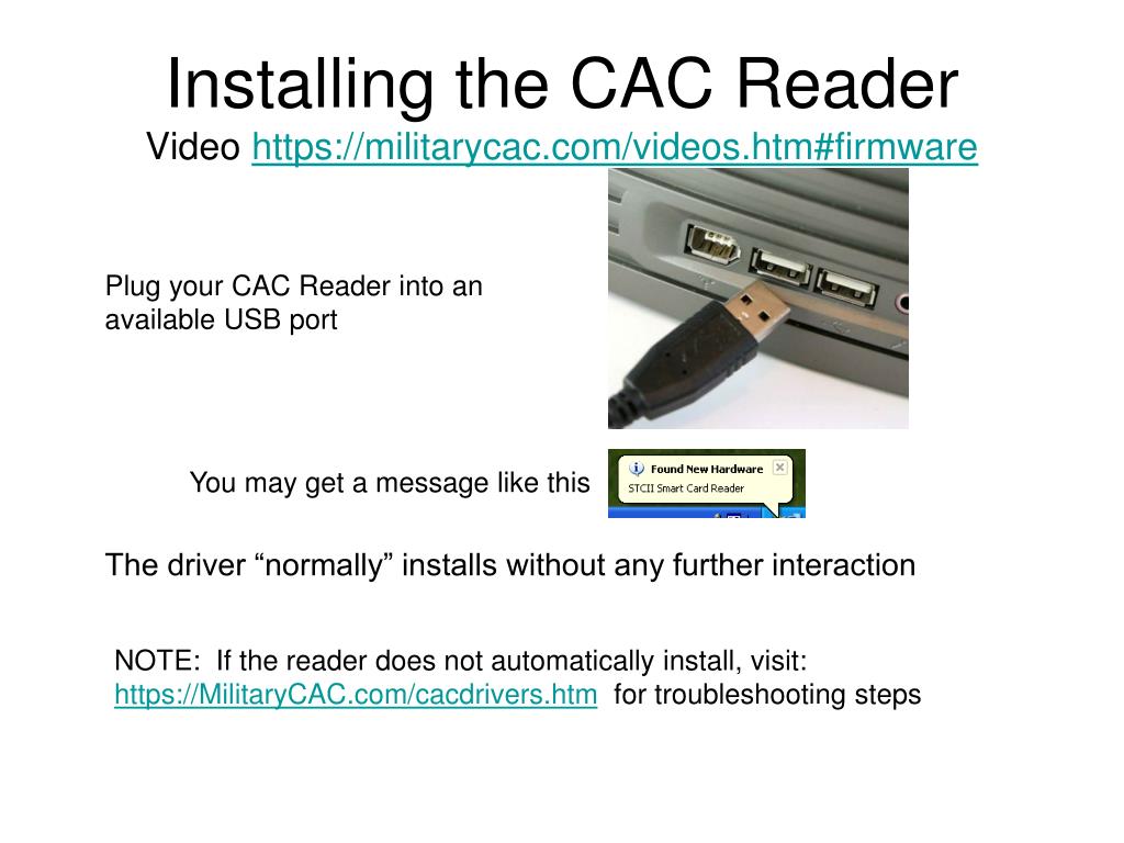 How to install cac reader for mac